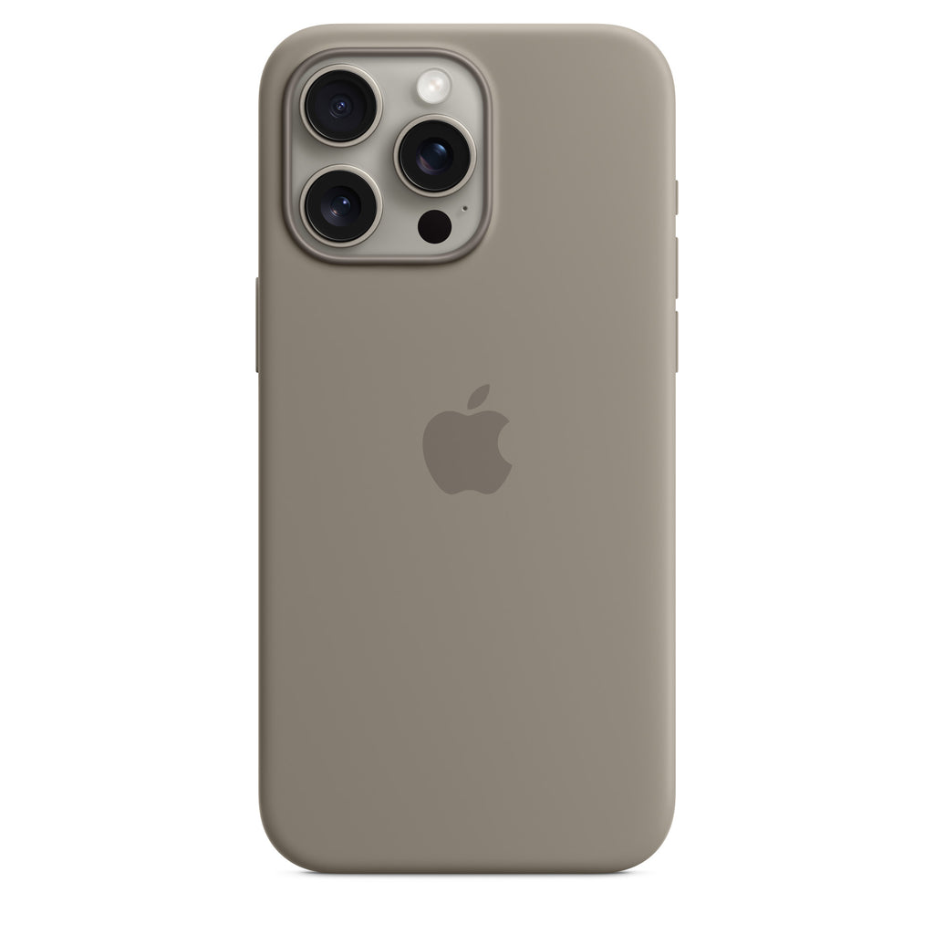 iPhone 15 Pro Max Silicone Case with MagSafe – Clay