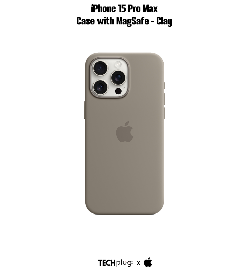 iPhone 15 Pro Max Silicone Case with MagSafe – Clay