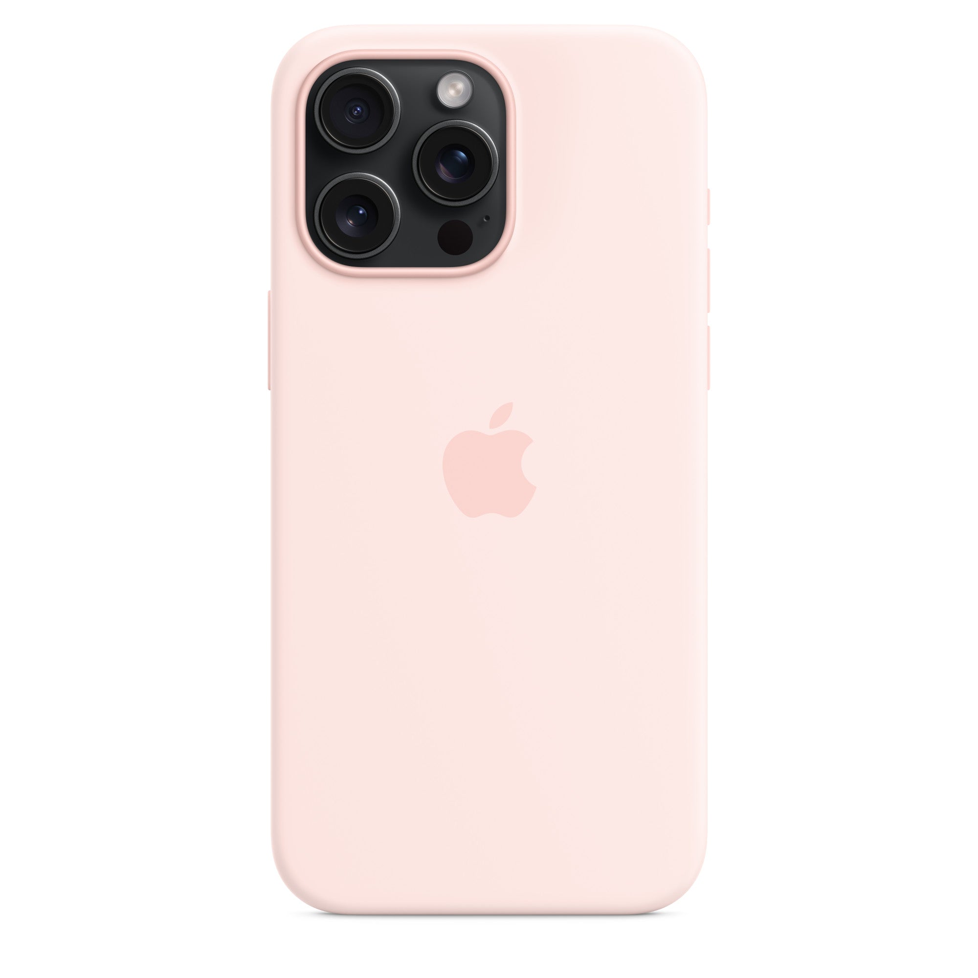 iPhone 15 Pro Max Silicone Case with MagSafe – Light Pink