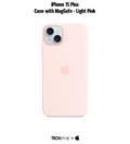 iPhone 15 Plus Silicone Case with MagSafe – Light Pink