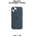 iPhone 15 Plus Silicone Case with MagSafe – Storm Blue