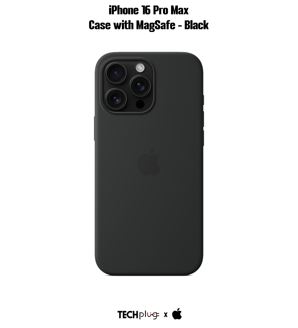 iPhone 16 Pro Max Silicone Case with MagSafe – Black