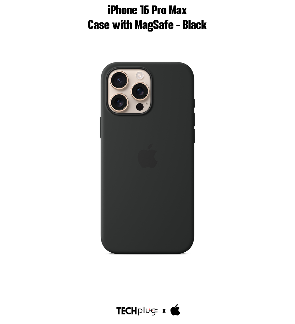 iPhone 16 Pro Max Silicone Case with MagSafe – Black