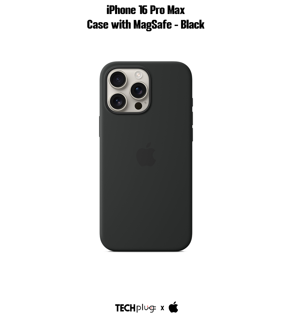 iPhone 16 Pro Max Silicone Case with MagSafe – Black