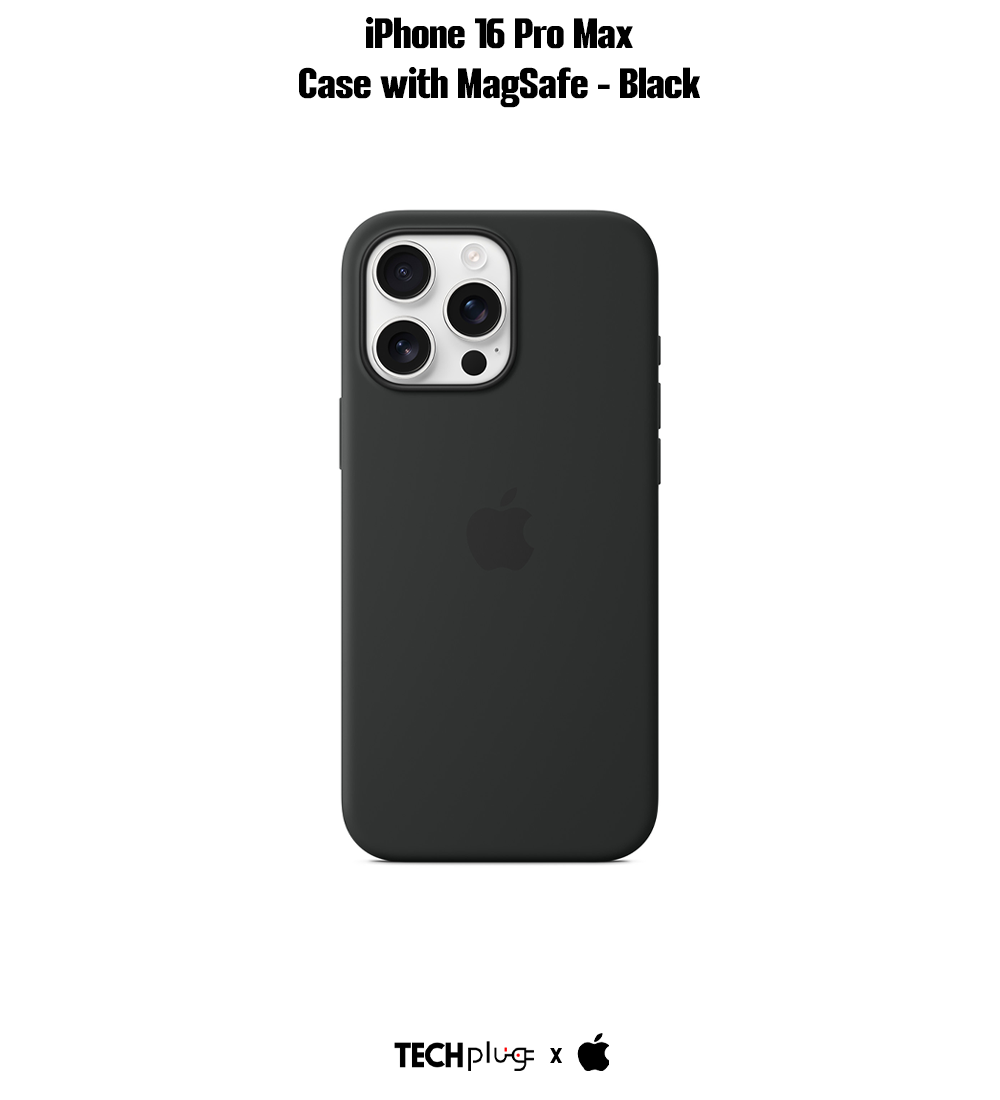 iPhone 16 Pro Max Silicone Case with MagSafe – Black