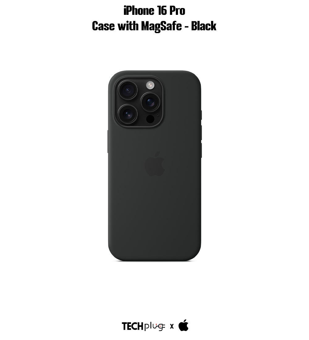 iPhone 16 Pro Silicone Case with MagSafe – Black