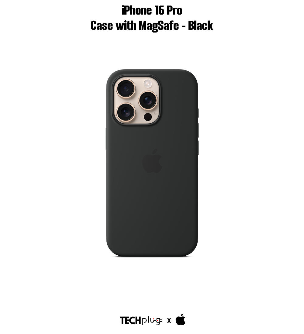 iPhone 16 Pro Silicone Case with MagSafe – Black