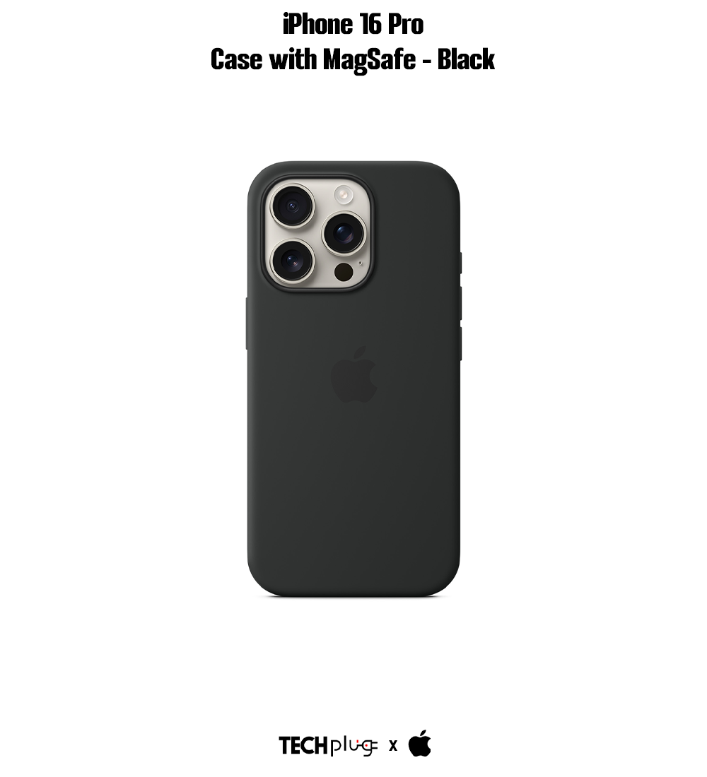 iPhone 16 Pro Silicone Case with MagSafe – Black