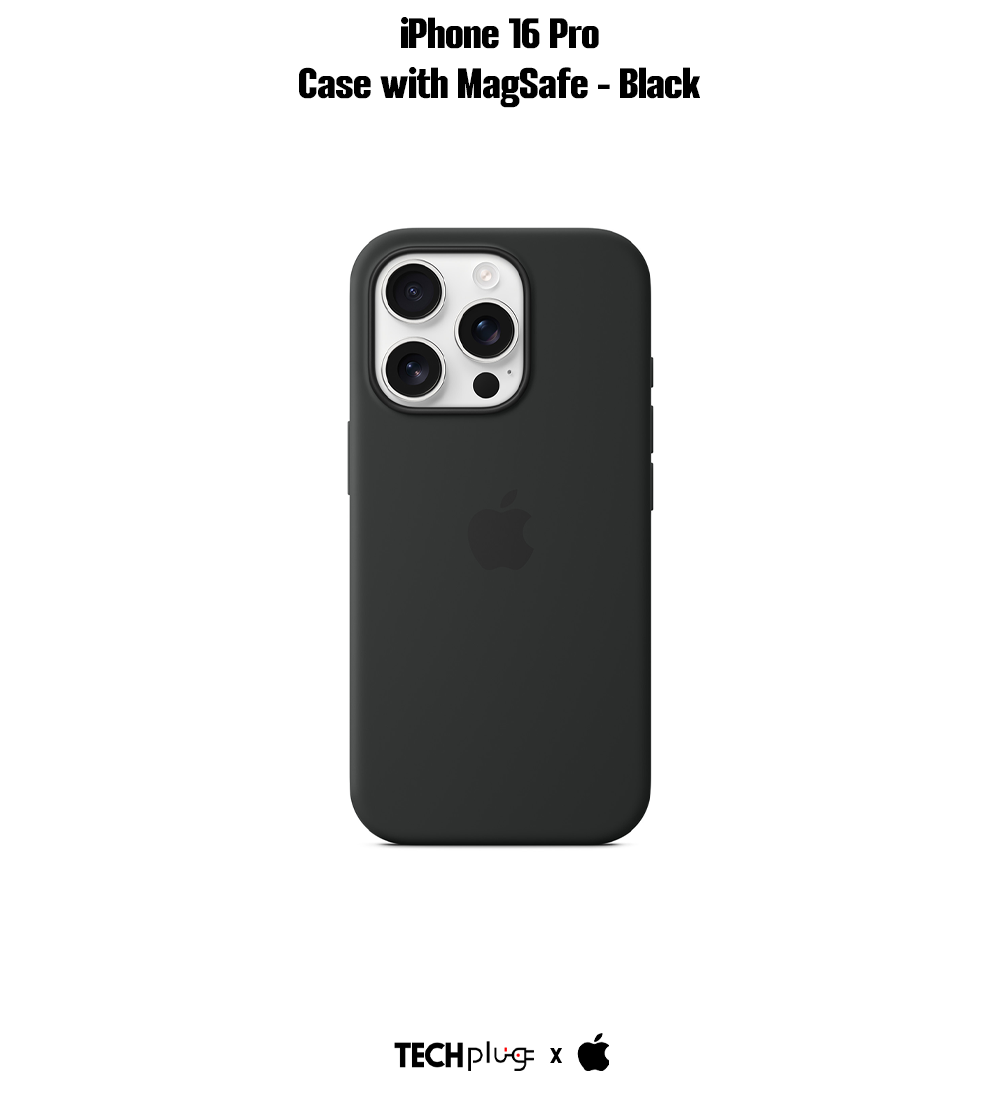 iPhone 16 Pro Silicone Case with MagSafe – Black