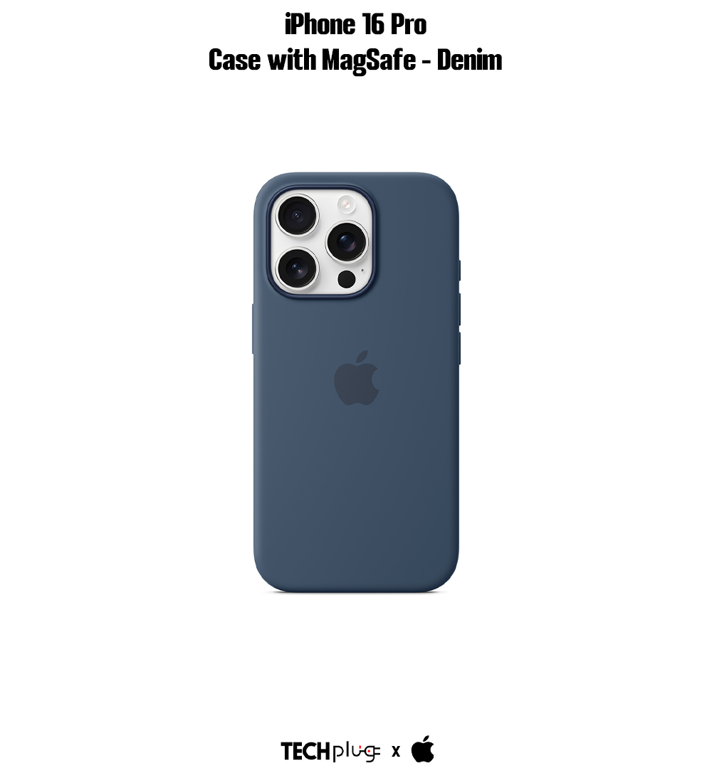 iPhone 16 Pro Silicone Case with MagSafe – Denim