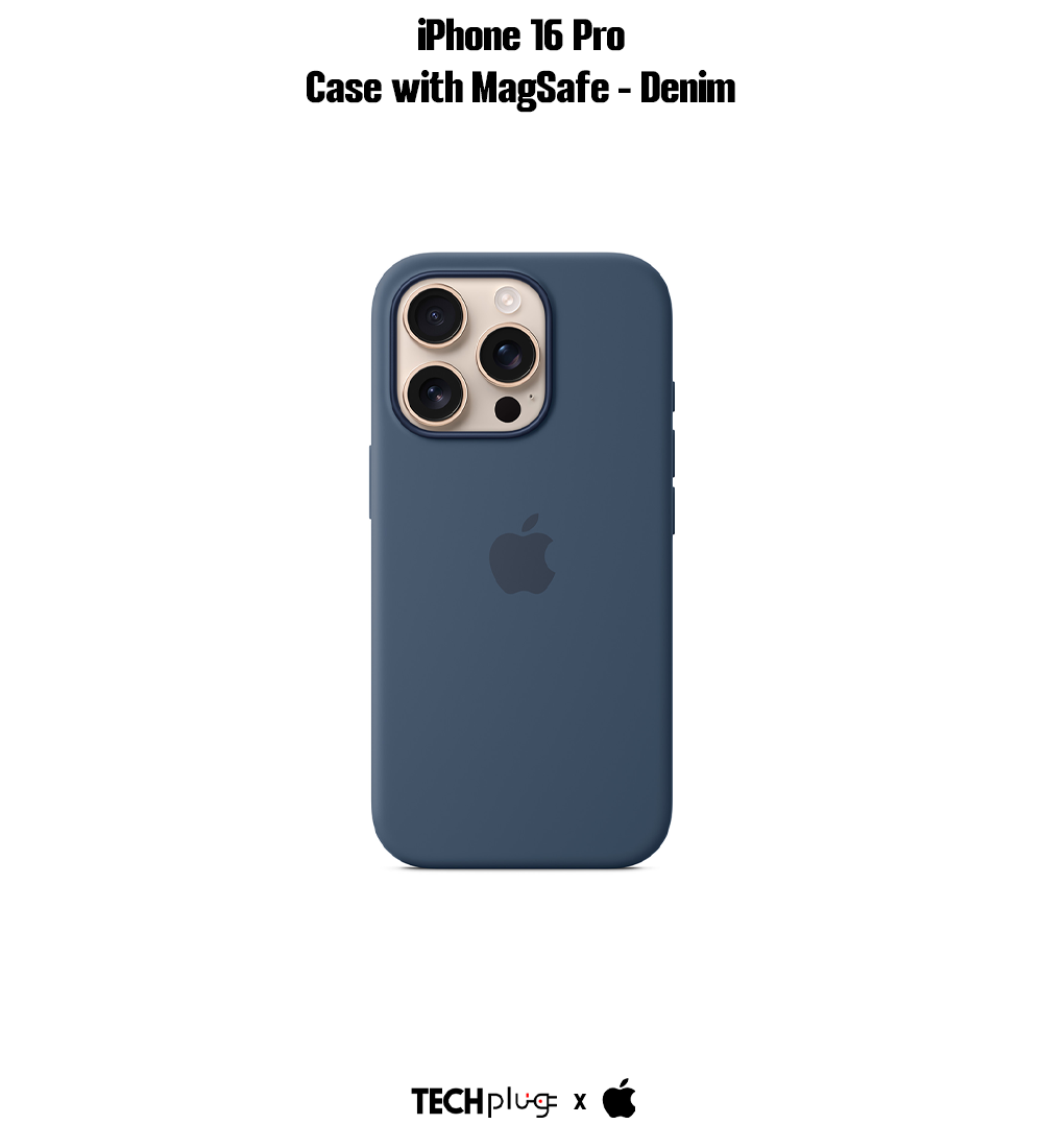 iPhone 16 Pro Silicone Case with MagSafe – Denim