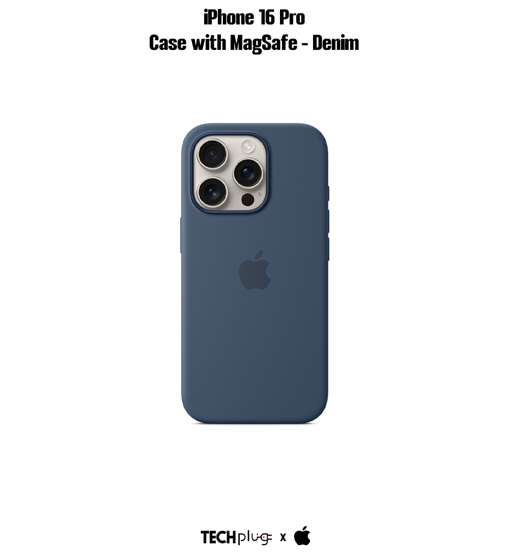iPhone 16 Pro Silicone Case with MagSafe – Denim