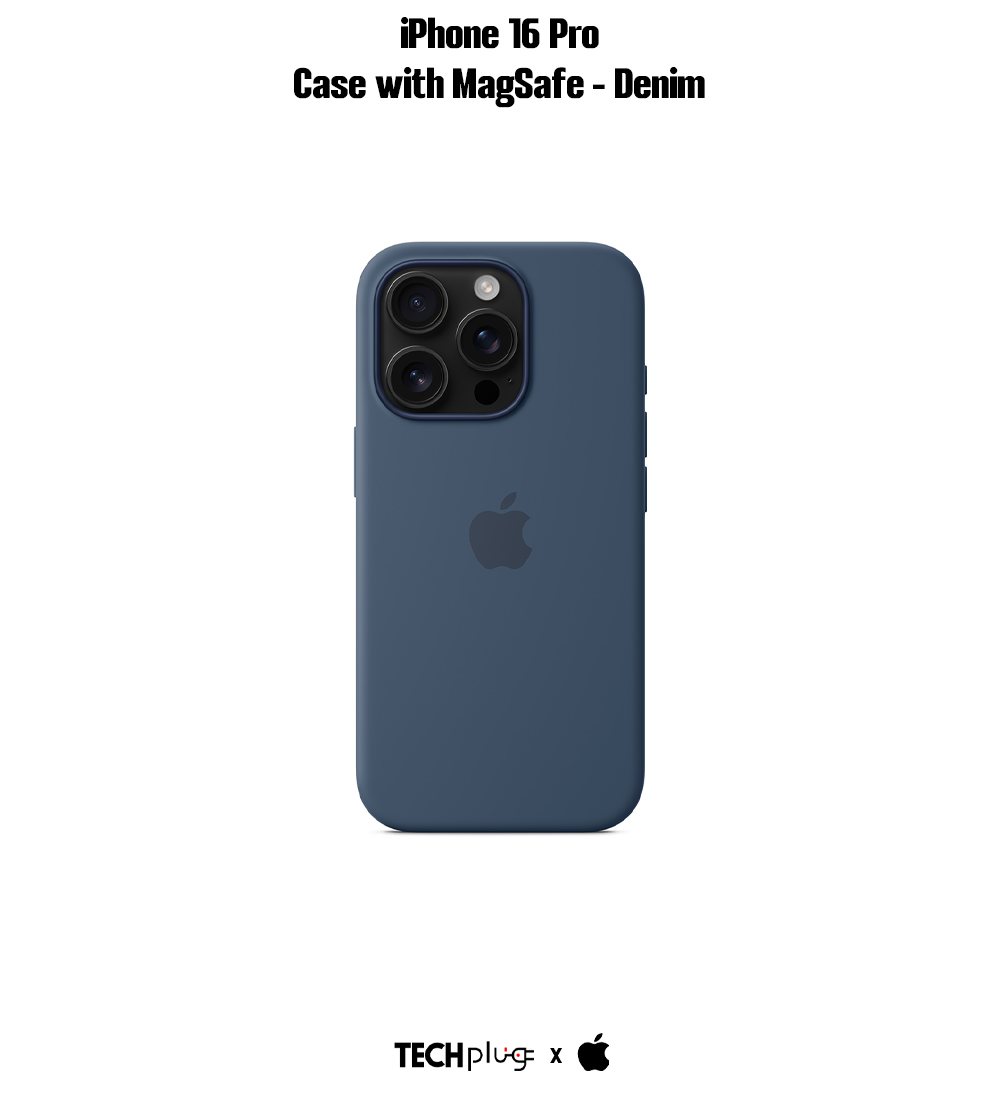 iPhone 16 Pro Silicone Case with MagSafe – Denim