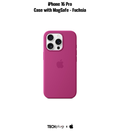 iPhone 16 Pro Silicone Case with MagSafe – Fuchsia