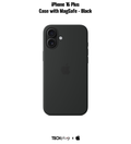 iPhone 16 Plus Silicone Case with MagSafe – Black