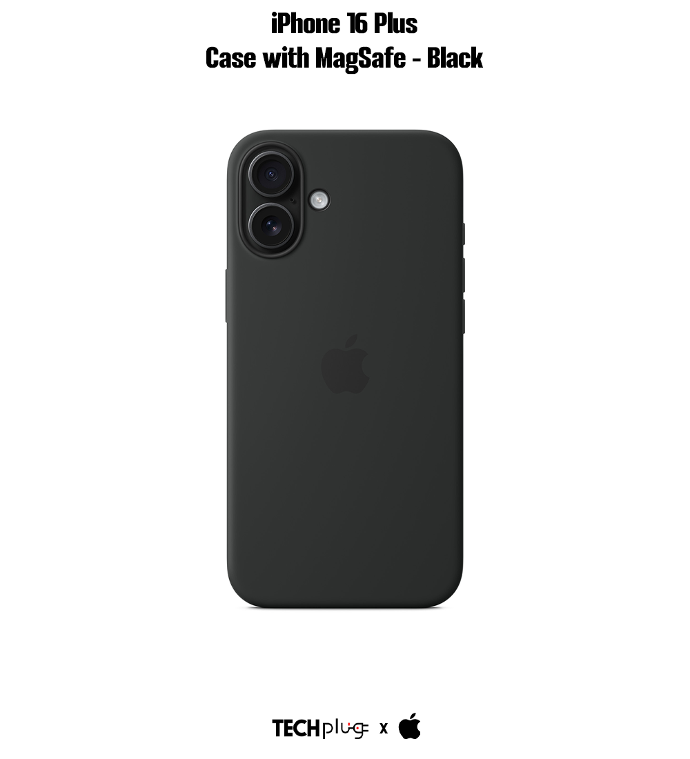 iPhone 16 Plus Silicone Case with MagSafe – Black