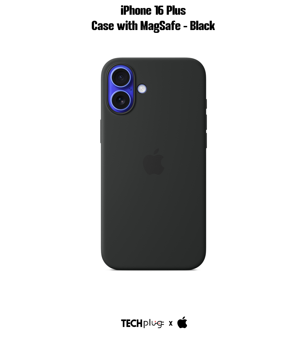 iPhone 16 Plus Silicone Case with MagSafe – Black