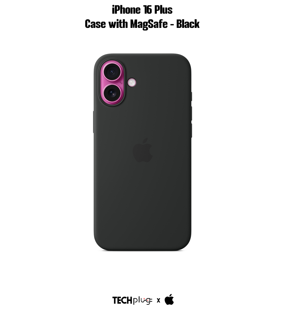 iPhone 16 Plus Silicone Case with MagSafe – Black