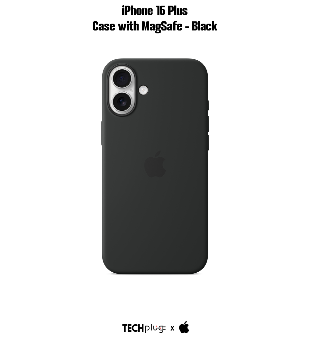 iPhone 16 Plus Silicone Case with MagSafe – Black
