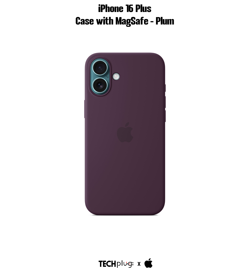 iPhone 16 Plus Silicone Case with MagSafe – Plum