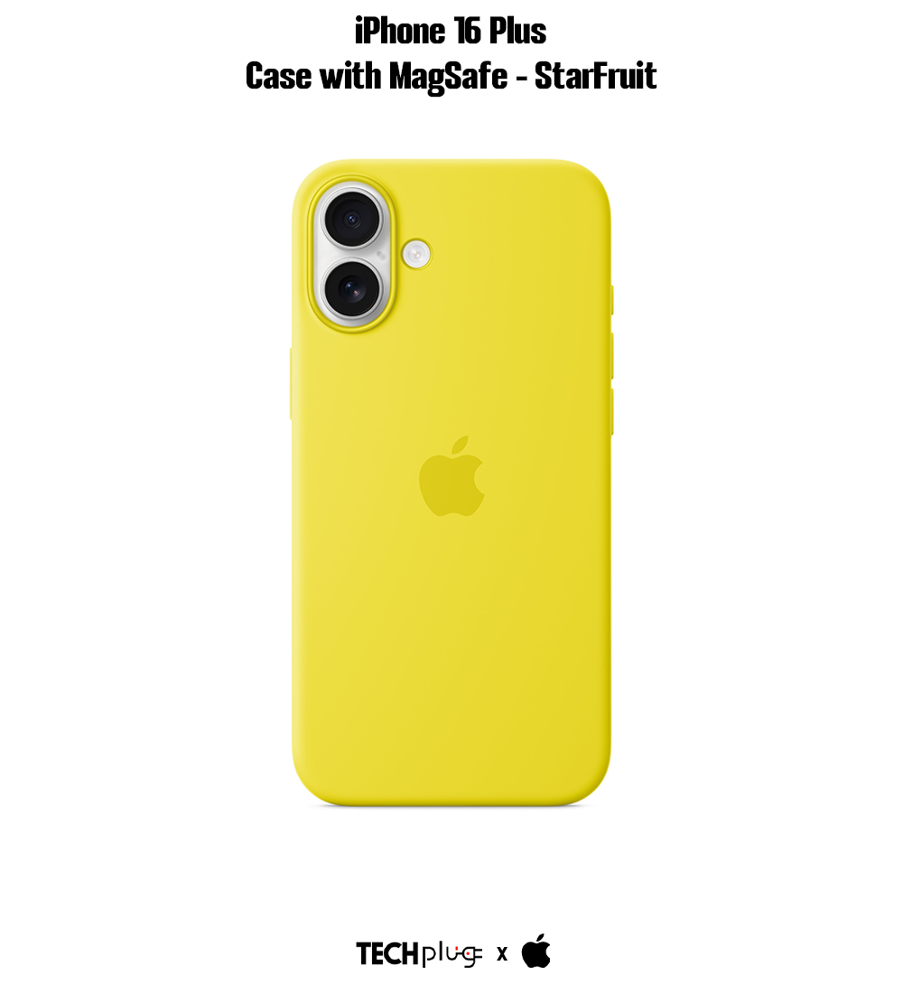 iPhone 16 Plus Silicone Case with MagSafe – Star Fruit