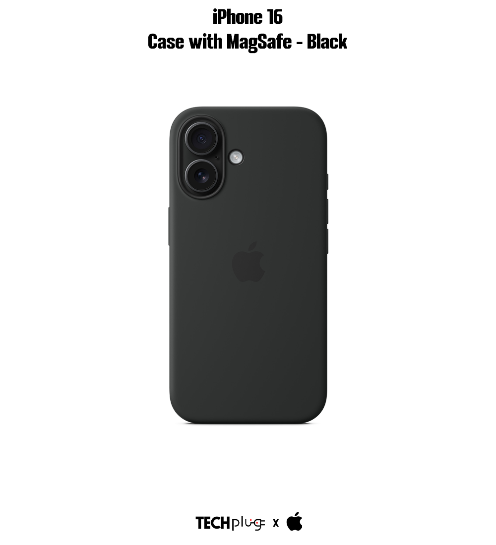 iPhone 16 Silicone Case with MagSafe – Black
