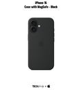 iPhone 16 Silicone Case with MagSafe – Black