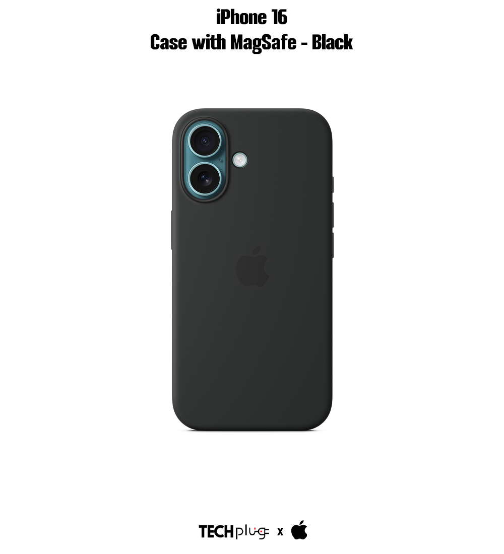 iPhone 16 Silicone Case with MagSafe – Black