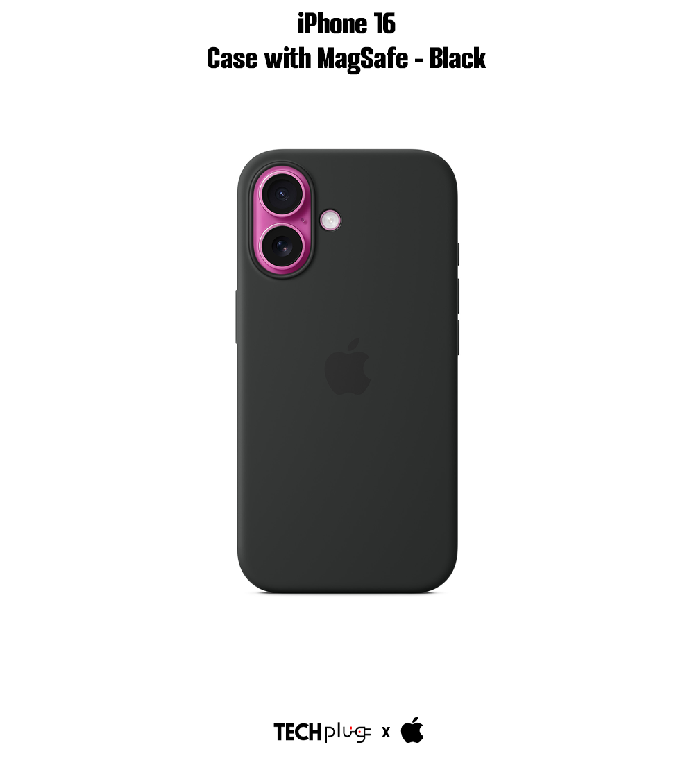 iPhone 16 Silicone Case with MagSafe – Black