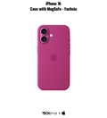 iPhone 16 Silicone Case with MagSafe – Fuchsia