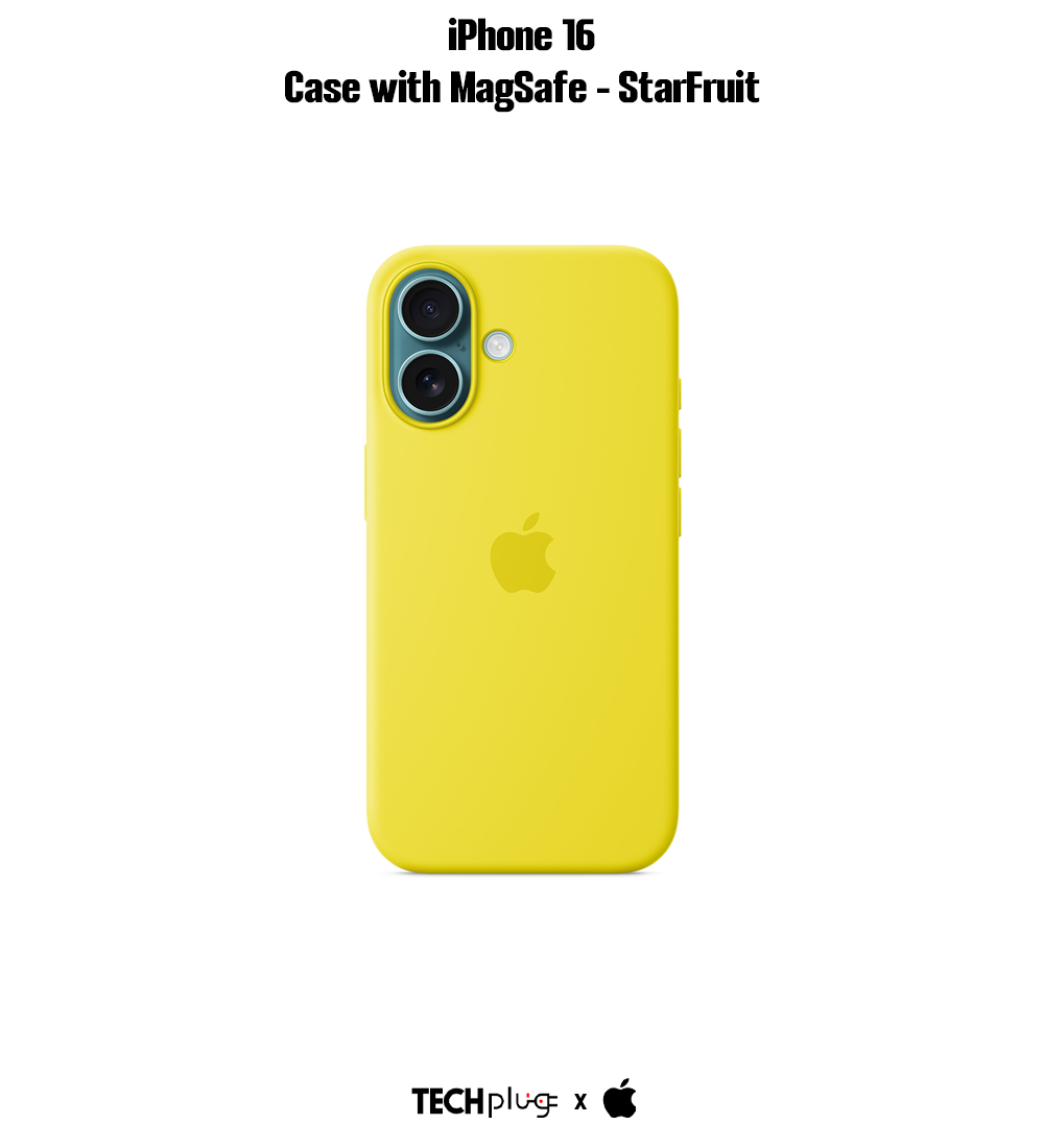 iPhone 16 Silicone Case with MagSafe – Star Fruit