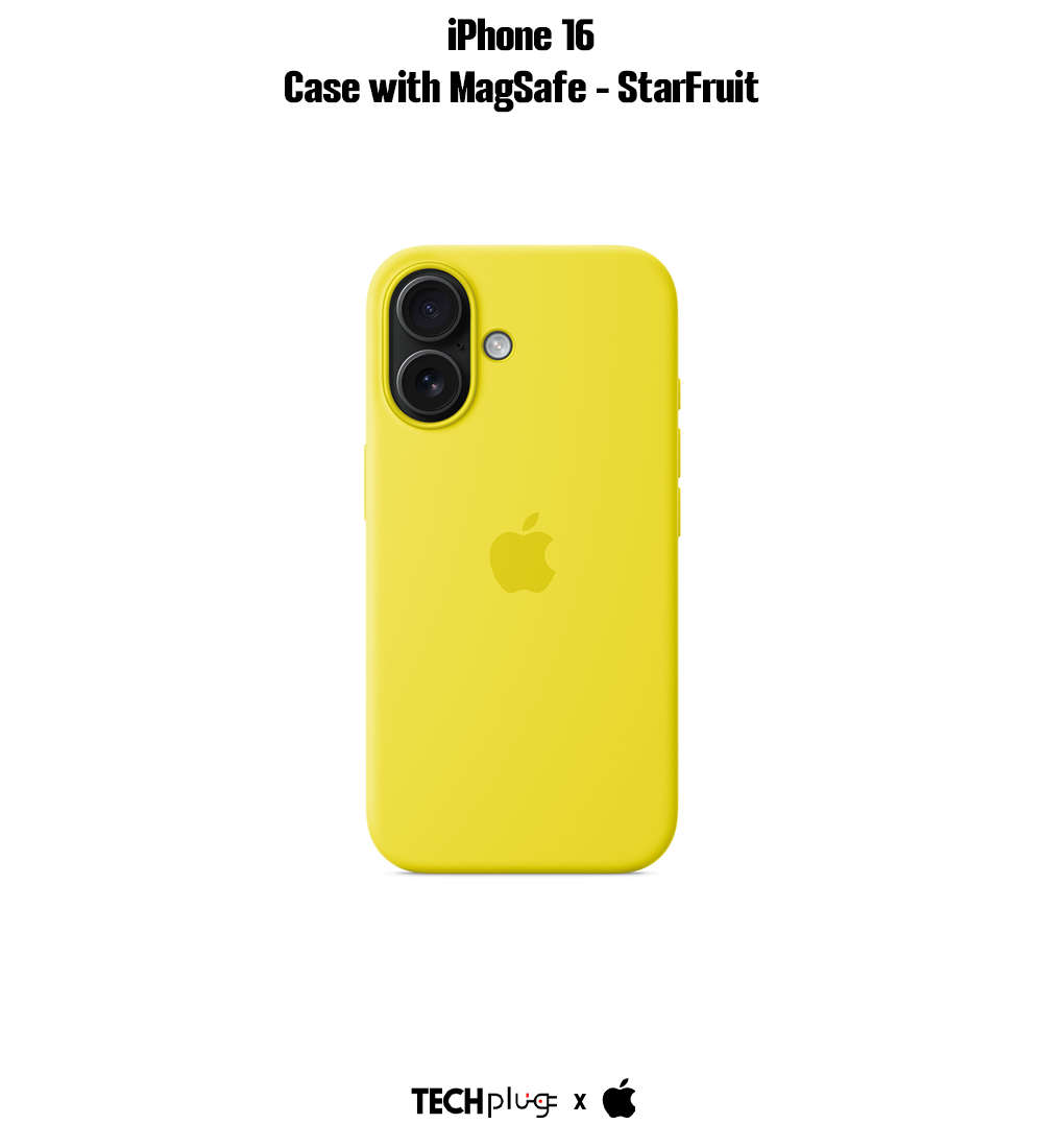 iPhone 16 Silicone Case with MagSafe – Star Fruit