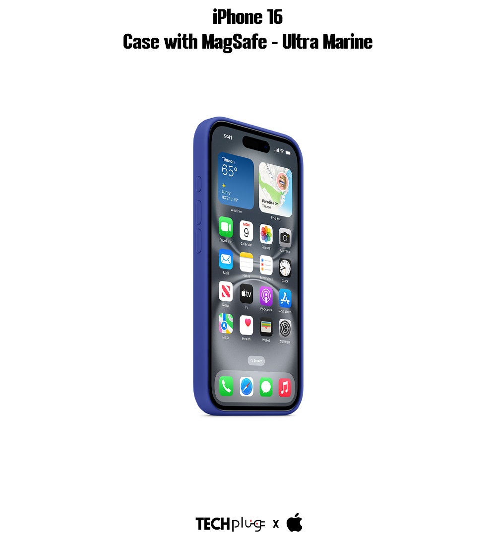 iPhone 16 Silicone Case with MagSafe – Ultramarine