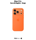 iPhone 17 Pro Silicone Case with MagSafe – Orange