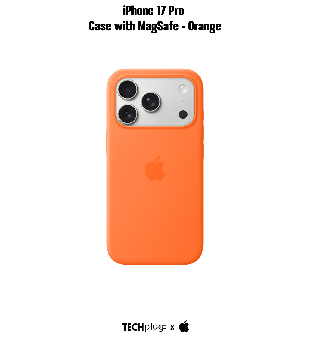 iPhone 17 Pro Silicone Case with MagSafe – Orange