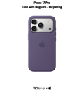 iPhone 17 Pro Silicone Case with MagSafe – Purple Fog