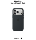 iPhone 17 Pro Silicone Case with MagSafe – Black