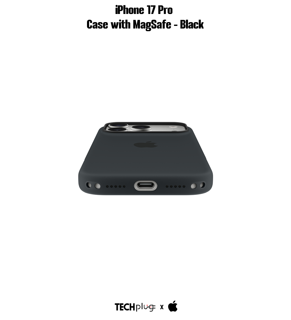 iPhone 17 Pro Silicone Case with MagSafe – Black