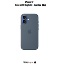 iPhone 17 Silicone Case with MagSafe – Anchor Blue