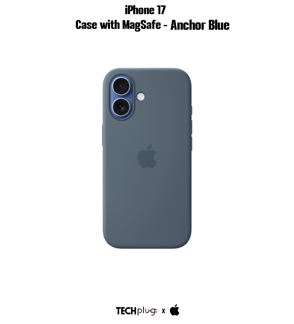 iPhone 17 Silicone Case with MagSafe – Anchor Blue