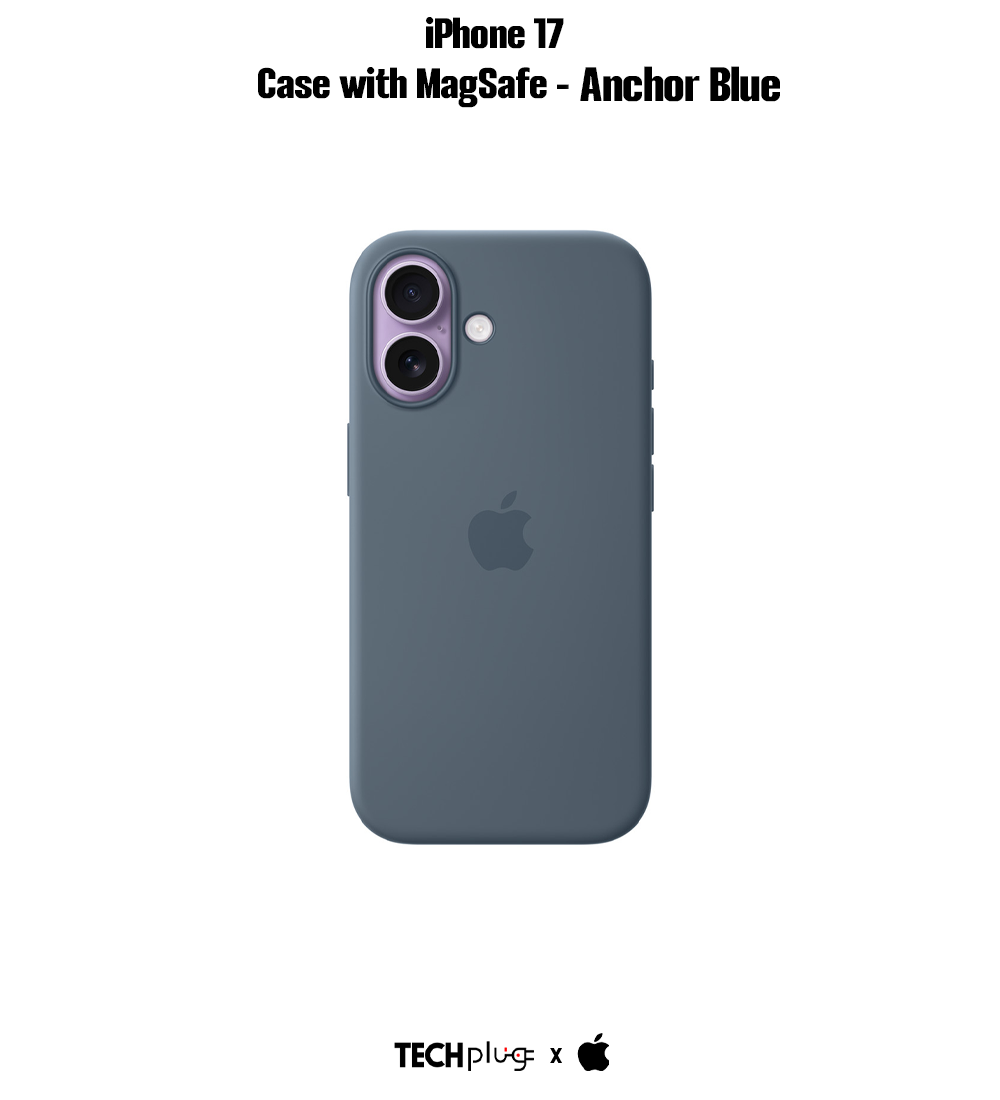 iPhone 17 Silicone Case with MagSafe – Anchor Blue