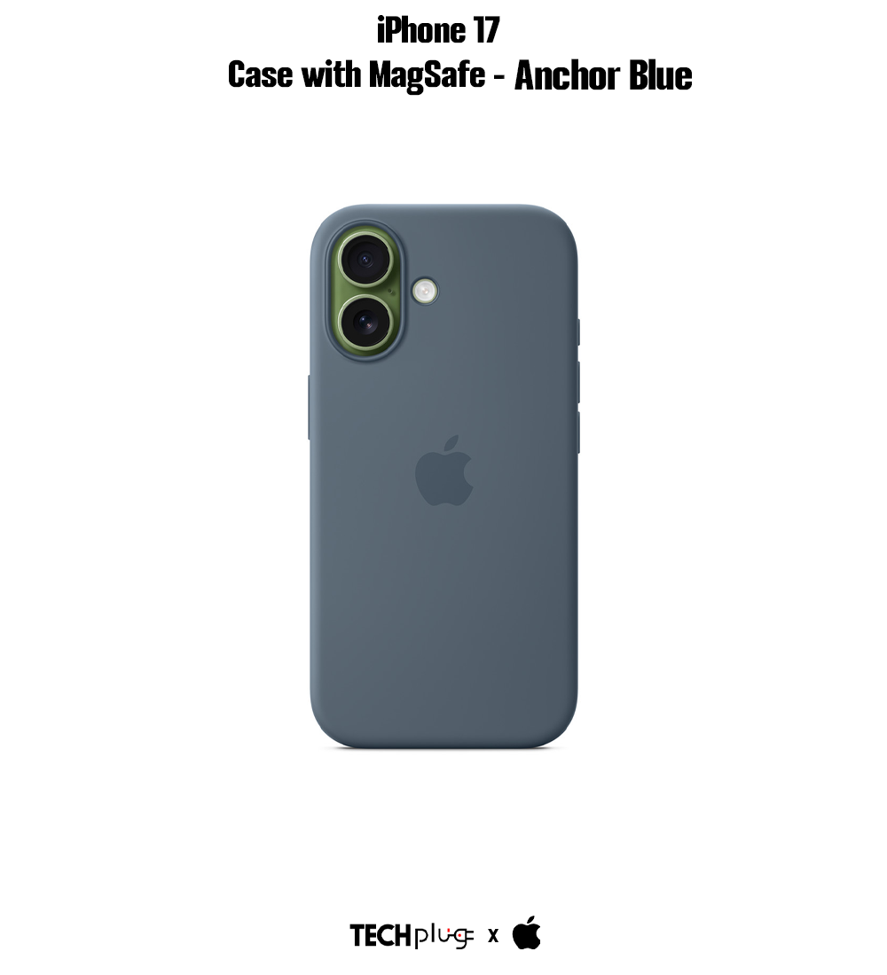 iPhone 17 Silicone Case with MagSafe – Anchor Blue
