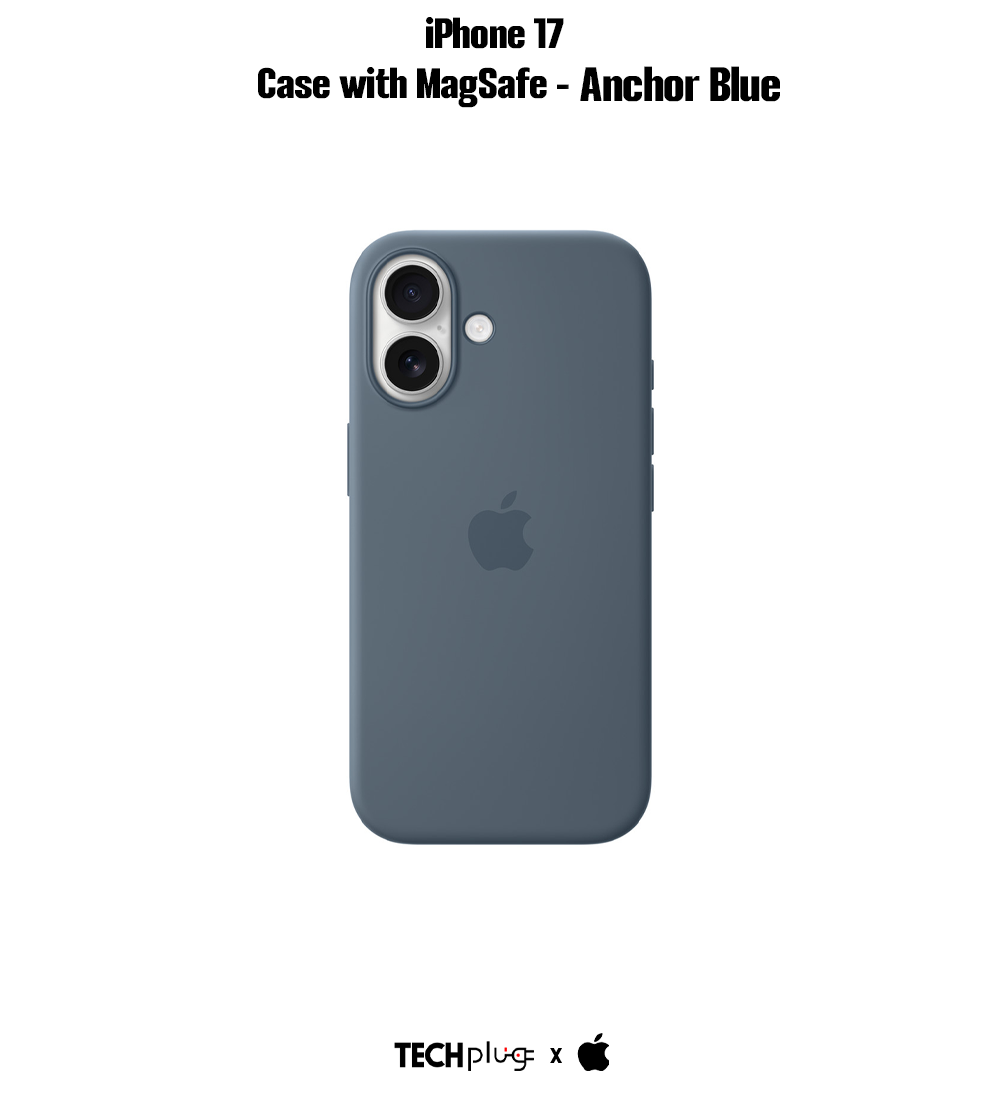 iPhone 17 Silicone Case with MagSafe – Anchor Blue