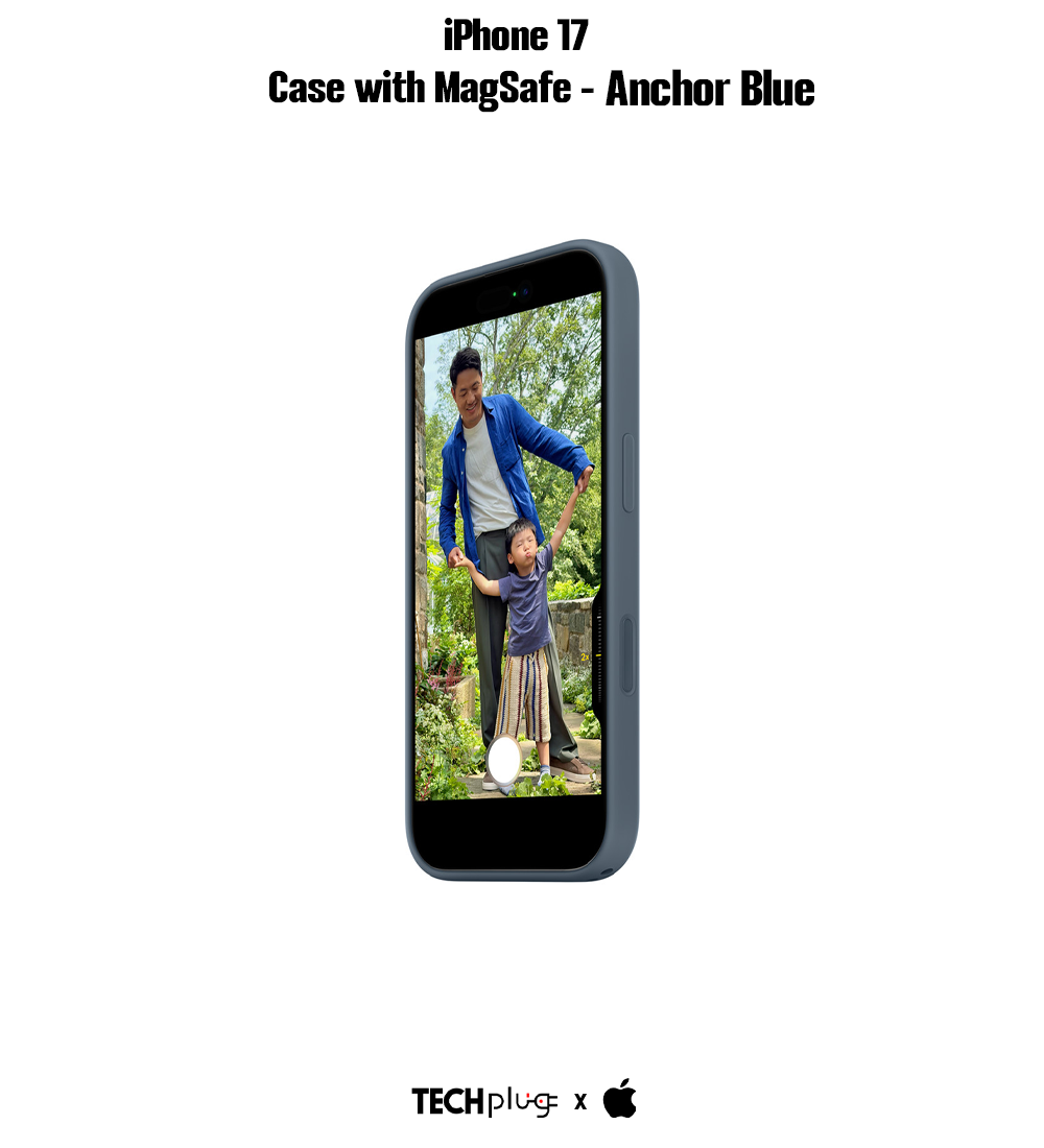 iPhone 17 Silicone Case with MagSafe – Anchor Blue