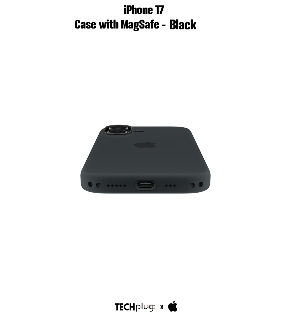 iPhone 17 Silicone Case with MagSafe – Black