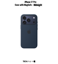 iPhone 17 Pro Silicone Case with MagSafe – Midnight