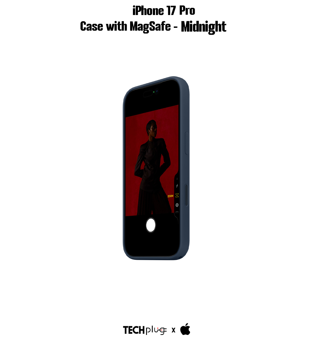 iPhone 17 Pro Silicone Case with MagSafe – Midnight
