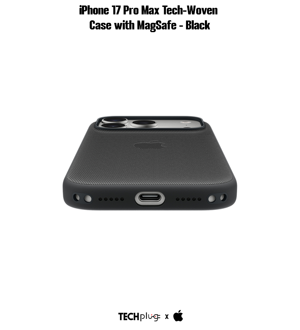 iPhone 17 Pro/ Pro Max TechWoven Case with MagSafe – Black