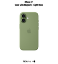 iPhone 17 Silicone Case with MagSafe – Light Moss