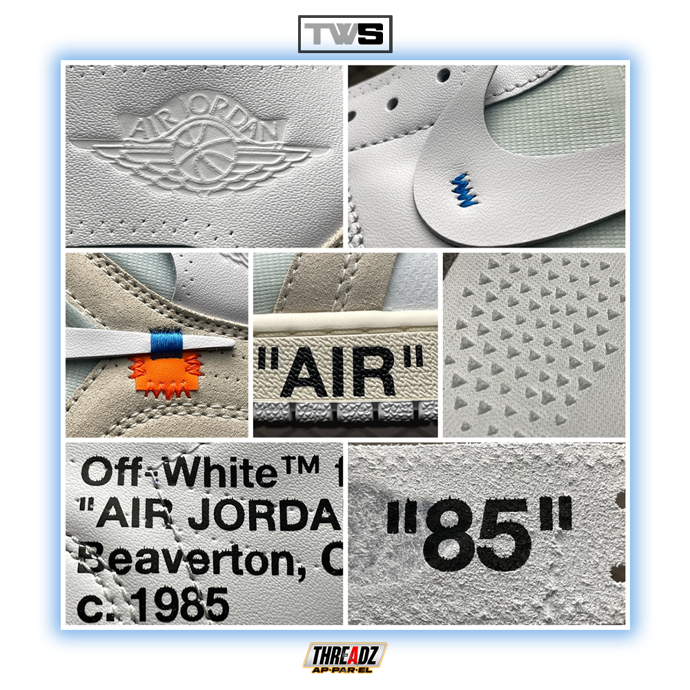 Air Jordan 1 High OG x Off-White Virgil Abloh Archive 'Alaska' AA3834-100